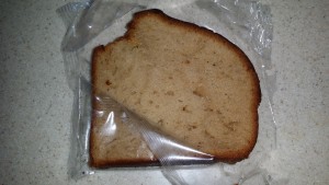 Five Banana Bread Slices 