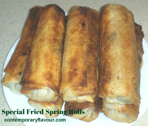special fried spring rolls 