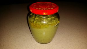 home made pesto