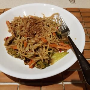 fried vegetarian vermicelli