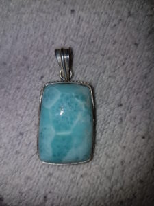 larimar pendant