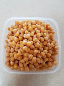 boiled chick peas