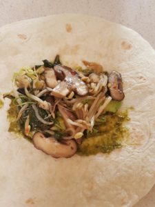 shitake mushroom wrap